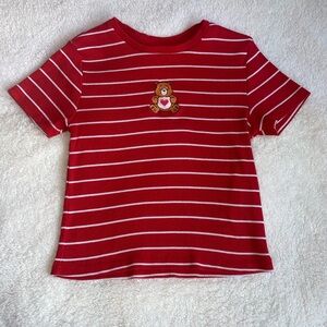 Red care bear top